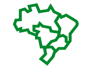 Ilustração do mapa do Brasil