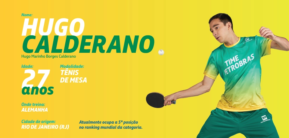 Izabela Rodrigues posing for the photo wearing a T-shirt with the words 'Petrobras Team' stamped on it.