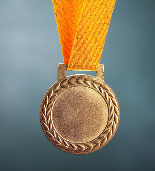 imagem de uma medalha