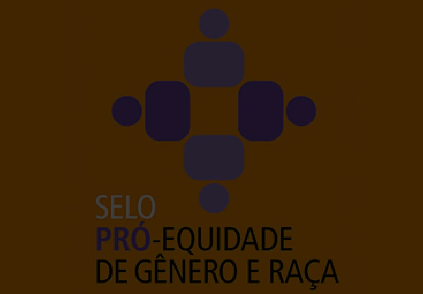 Logotipo do Selo Pró-Equidade de Gênero e Raça.