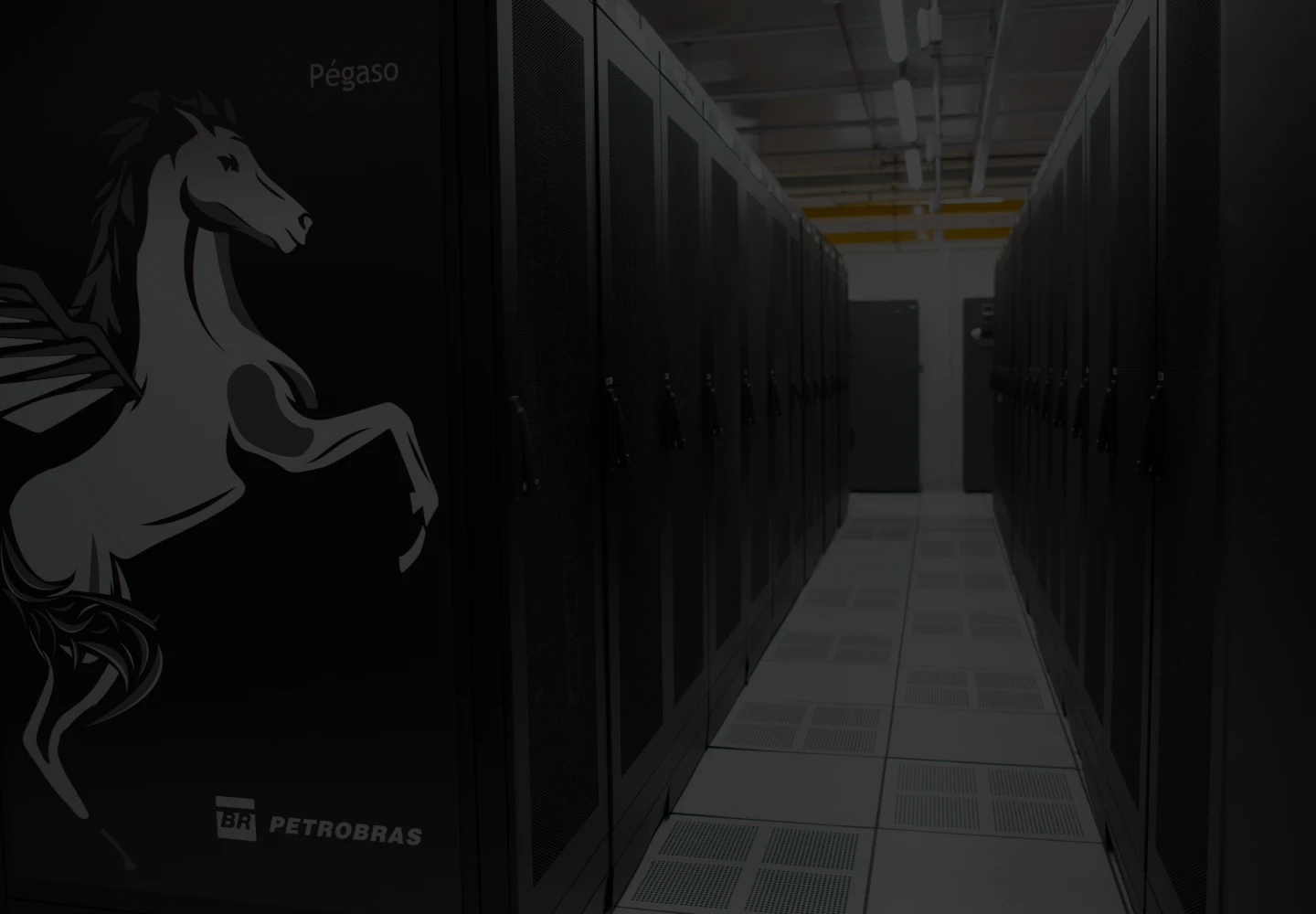 Photograph of Petrobras' Supercomputer Pegasus.