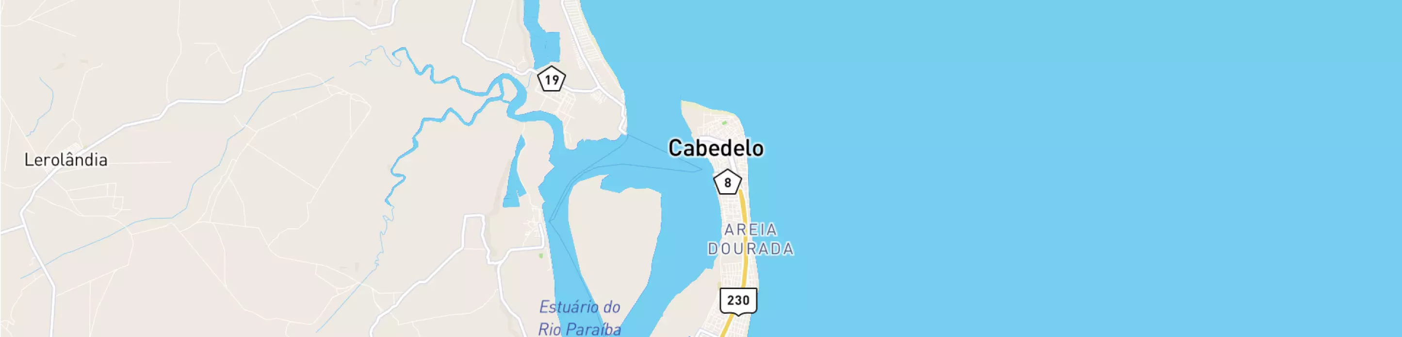 Foto do terminal logístico de Cabedelo, da Petrobras.